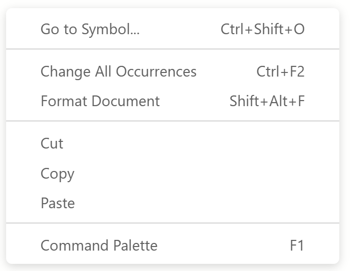 Source View Actions